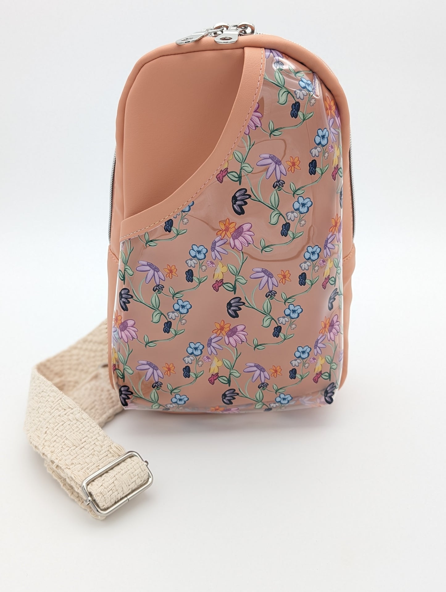 Rosie Sling peach with flowers