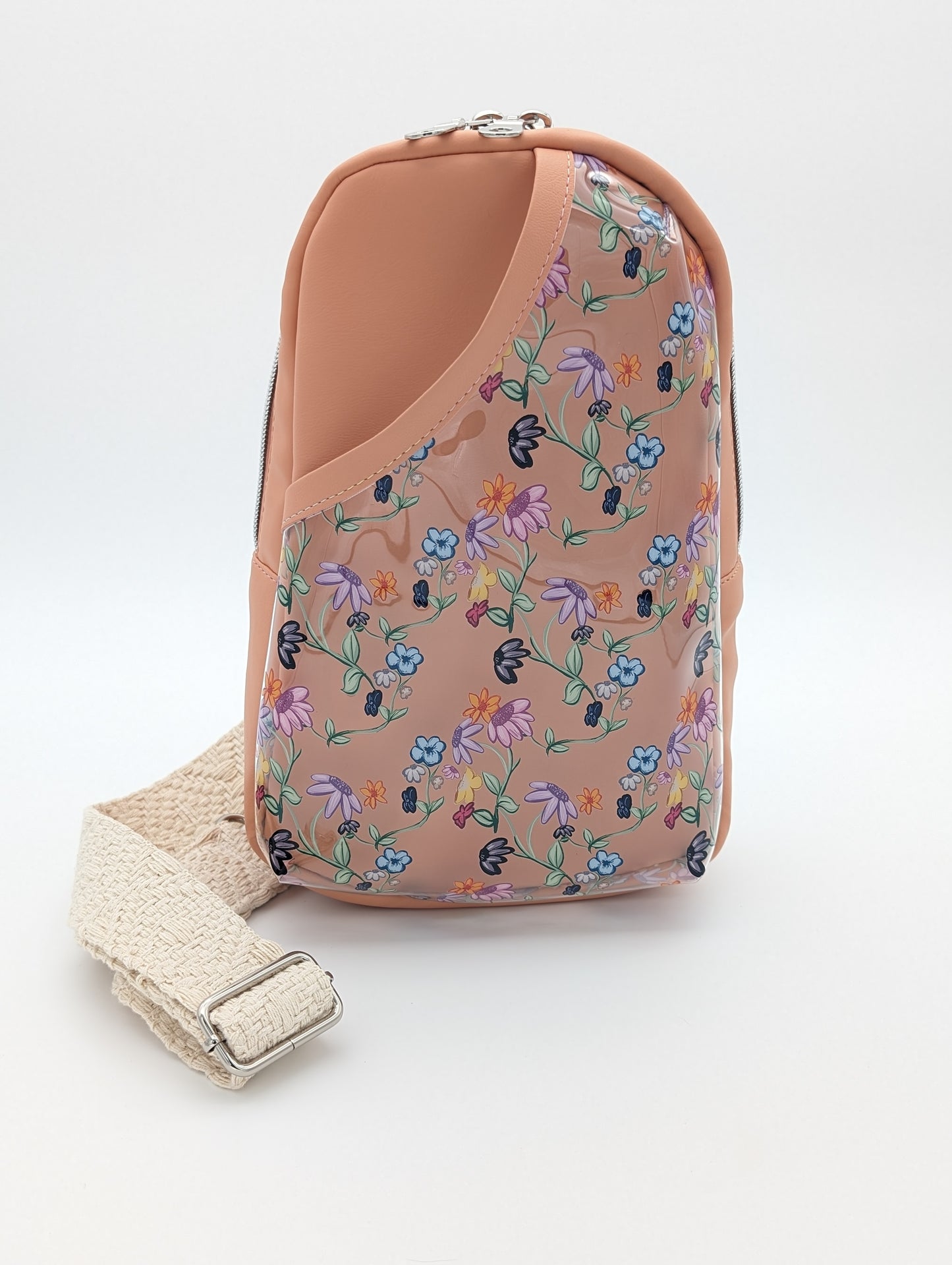 Rosie Sling peach with flowers