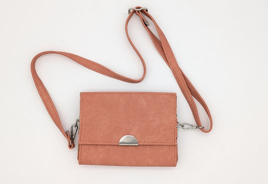 Peach Crossbody Clutch